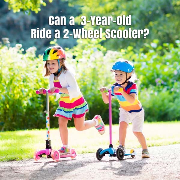 can a 3 year old ride a scooter