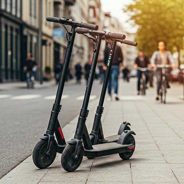 are scooters allowed on sidewalks